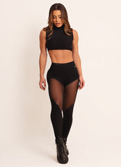 Legging Cós Médio Superhot Comfy Preto CAL5471 Proteção UV50+