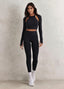 Blusa Superhot Fitt Negro BL5539 UV50/80 con Copa Fija