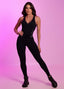Macacão Superhot transpassado Adaptive Preto MAC5660 UV80+ Sem Bojo