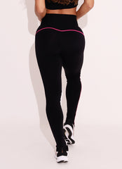 Legging Cós Médio Superhot Comfy Preto CAL5432 Proteção UV50+