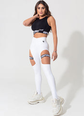Legging Superhot Blackout Branca CAL5137