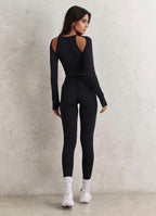 Legging Cintura Alta Superhot Blackout Negra CAL5540 UV50+