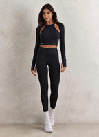 Legging Cintura Alta Superhot Blackout Negra CAL5540 UV50+