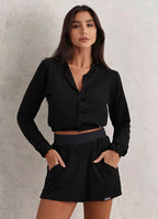 Chaqueta Superhot Soft Negra JQ5538 C/ Bolsillos