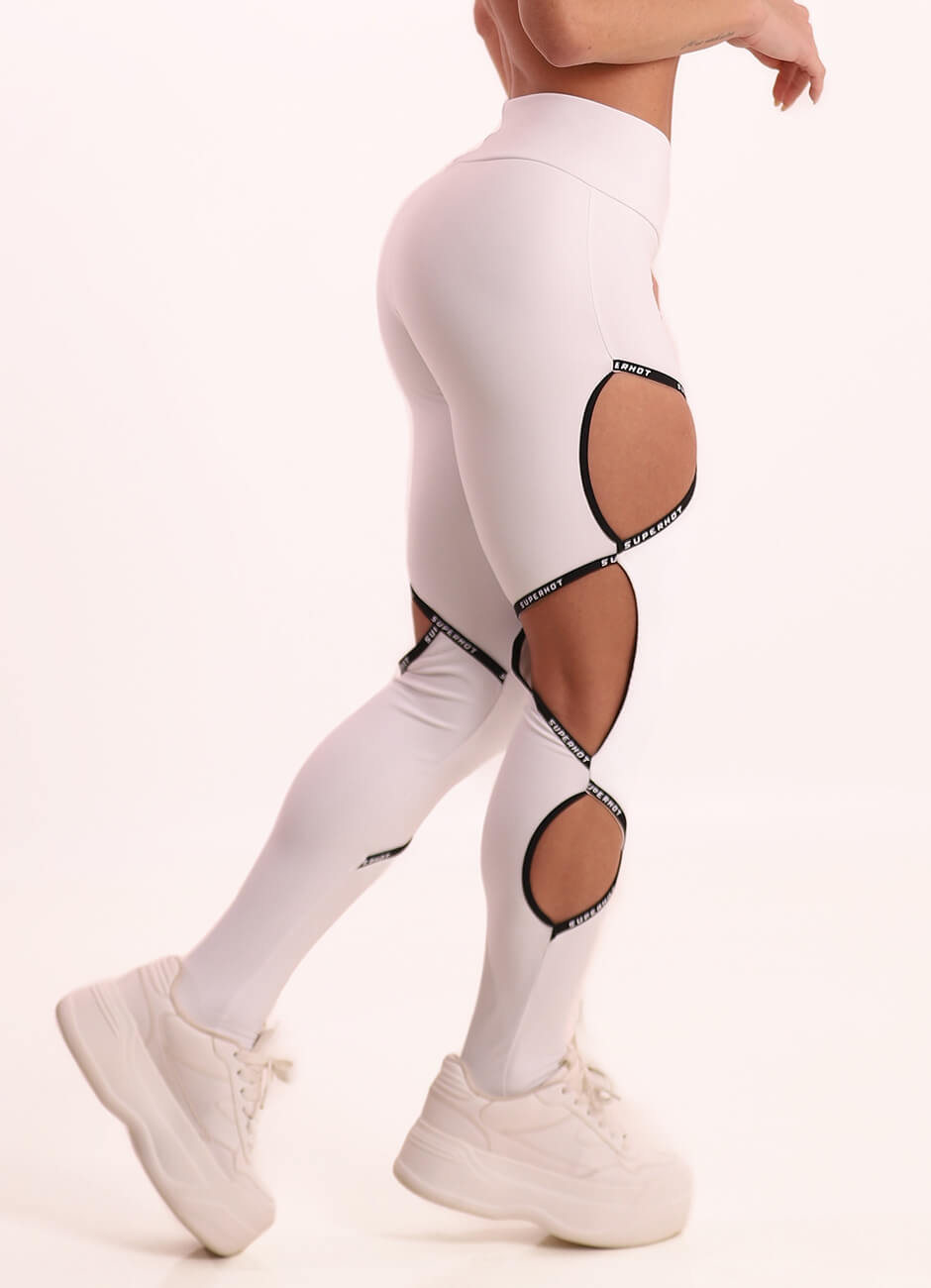 Legging Superhot Blackout Blanco CAL5589 UV50+