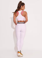 Legging Cós Médio Superhot Blackout Branco CAL5427 Proteção UV50+