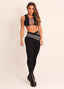 Legging Cós Alto Superhot Blackout Preto CAL5454 UV50+