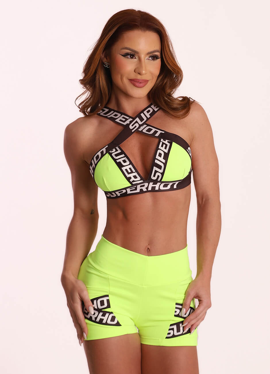 Top Superhot Blackout Amarelo Neon TOP5595 UV50+ Main image