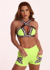 Top Superhot Blackout Amarelo Neon TOP5595 UV50+