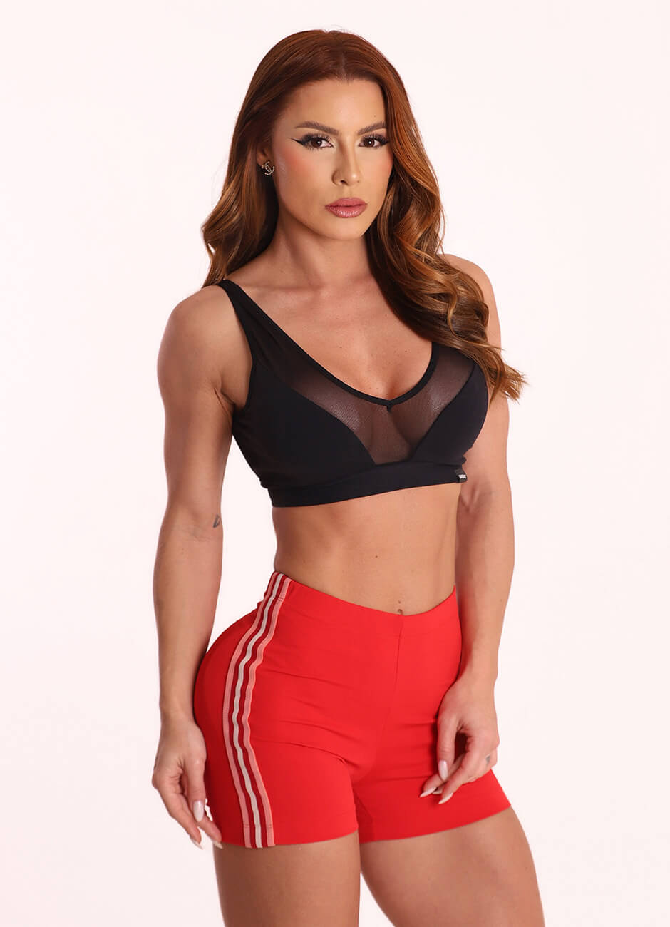 Shorts Superhot Blackout Rojo SH5598 UV50+