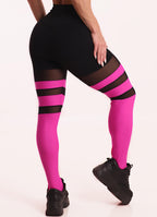 Mallas Superhot Blackout Negro y Rosa CAL5597 UV50+
