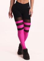 Mallas Superhot Blackout Negro y Rosa CAL5597 UV50+