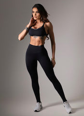 Legging Superhot Blackout Preto CAL5646 UV50+ Cós Médio