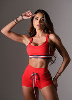 Top Superhot Blackout Rojo TOP5638 UV50+ Forrado Sin Relleno
