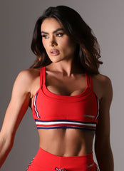 Top Superhot Blackout Vermelho TOP5638 UV50+ Forrado Sem Bojo