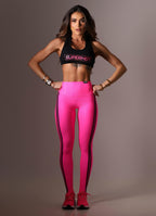 Legging Superhot Wet+ Rosa NEÓN CAL5634 UV50+ Tiro Medio