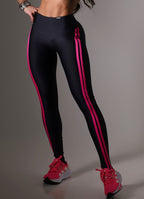 Legging Superhot Wet+ Preto CAL5635 UV50+ Cós Médio