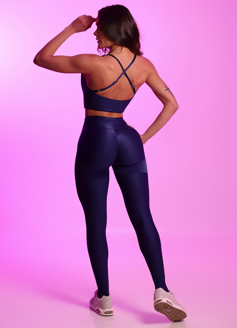 Top Superhot Wet+ Azul Marinho TOP5668 UV50+ Forro Duplo