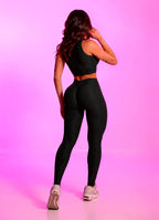 Legging Superhot Wet+ Preto Empina Bumbum CAL5676 UV50+