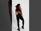 Legging Cós Alto Superhot Blackout Preto CAL5454 UV50+