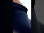 Legging Cós Baixo Superhot Wet+ Azul Marinho CAL5383