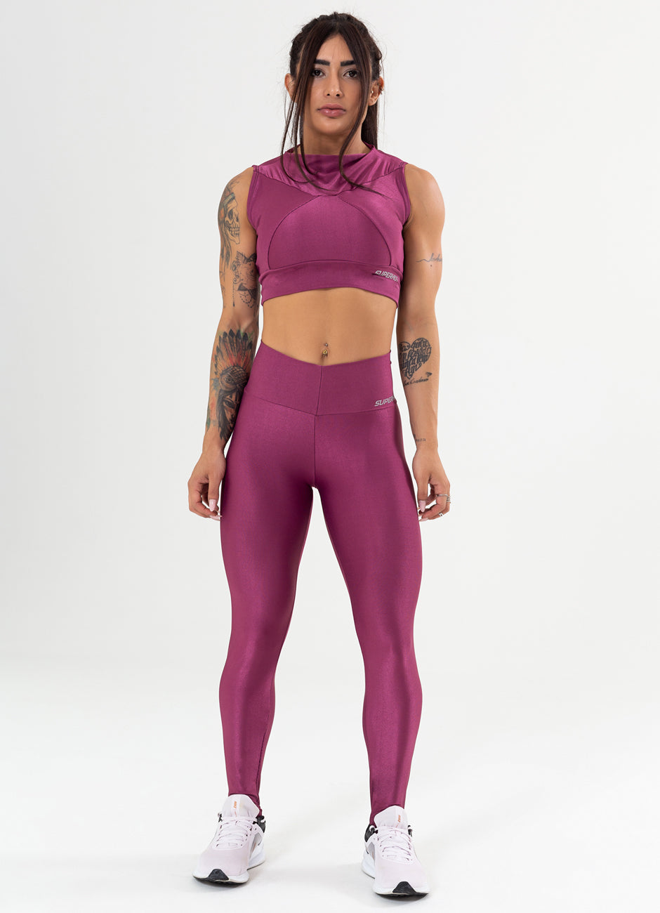 Legging Superhot Gleam Bordô CAL5240