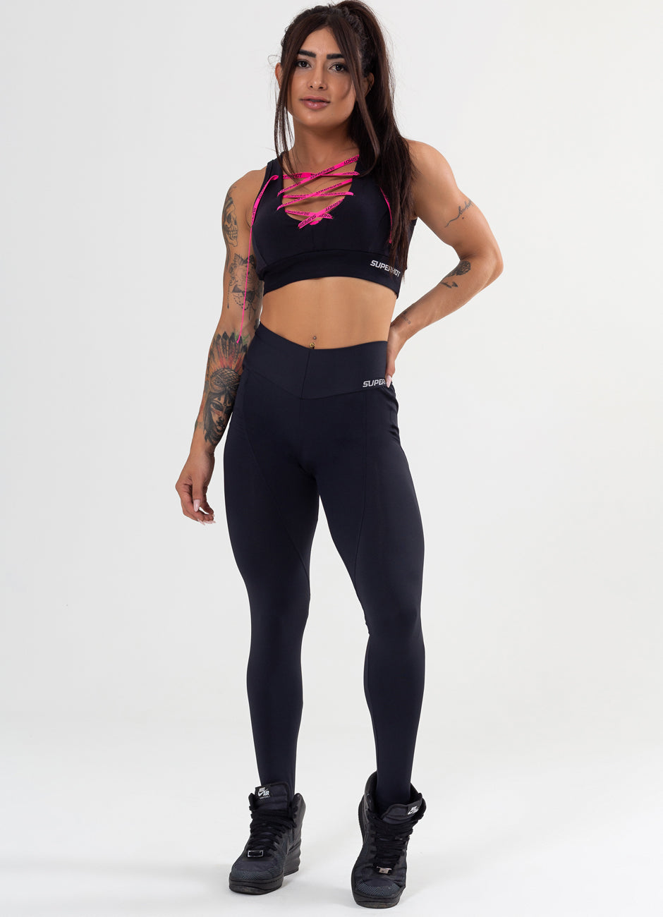 Legging Superhot Comfy Preta CAL5248