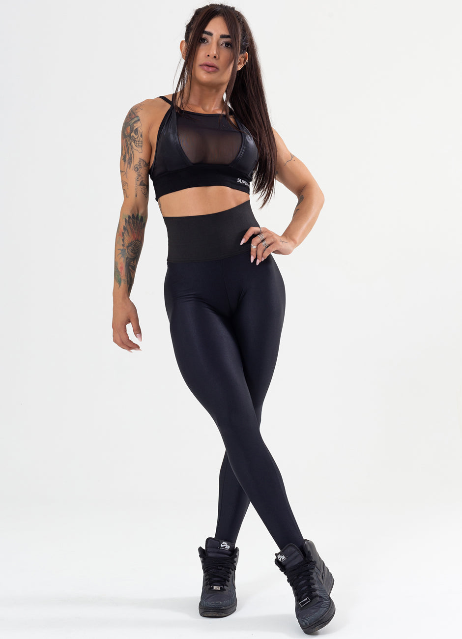 Legging Superhot Gleam Negra CAL5253 Imagen principal del producto