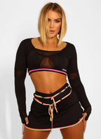 Blusa Superhot Fitt Preta BL5074