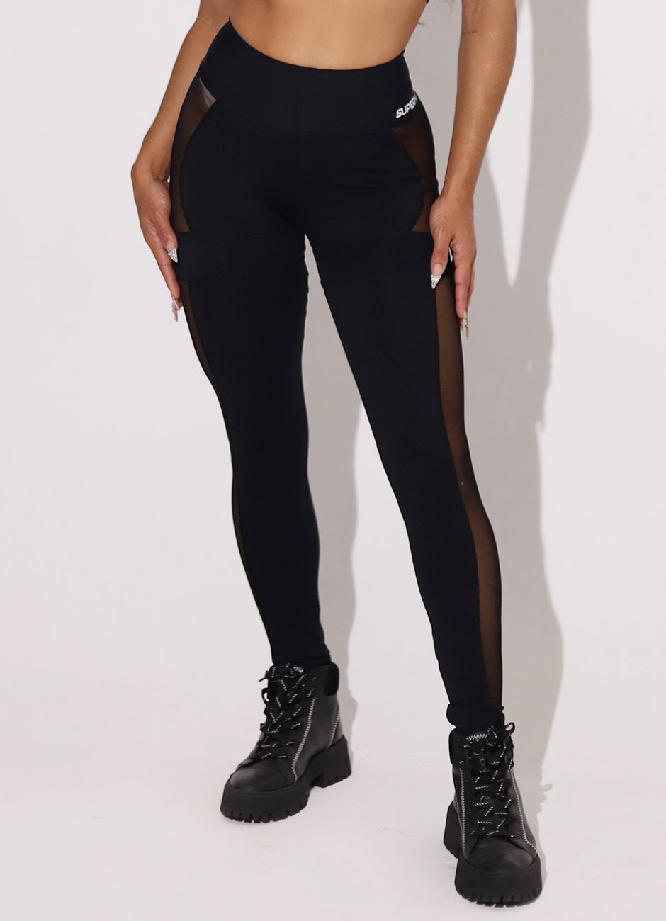 Leggings Superhot Fitt Negras CAL5347