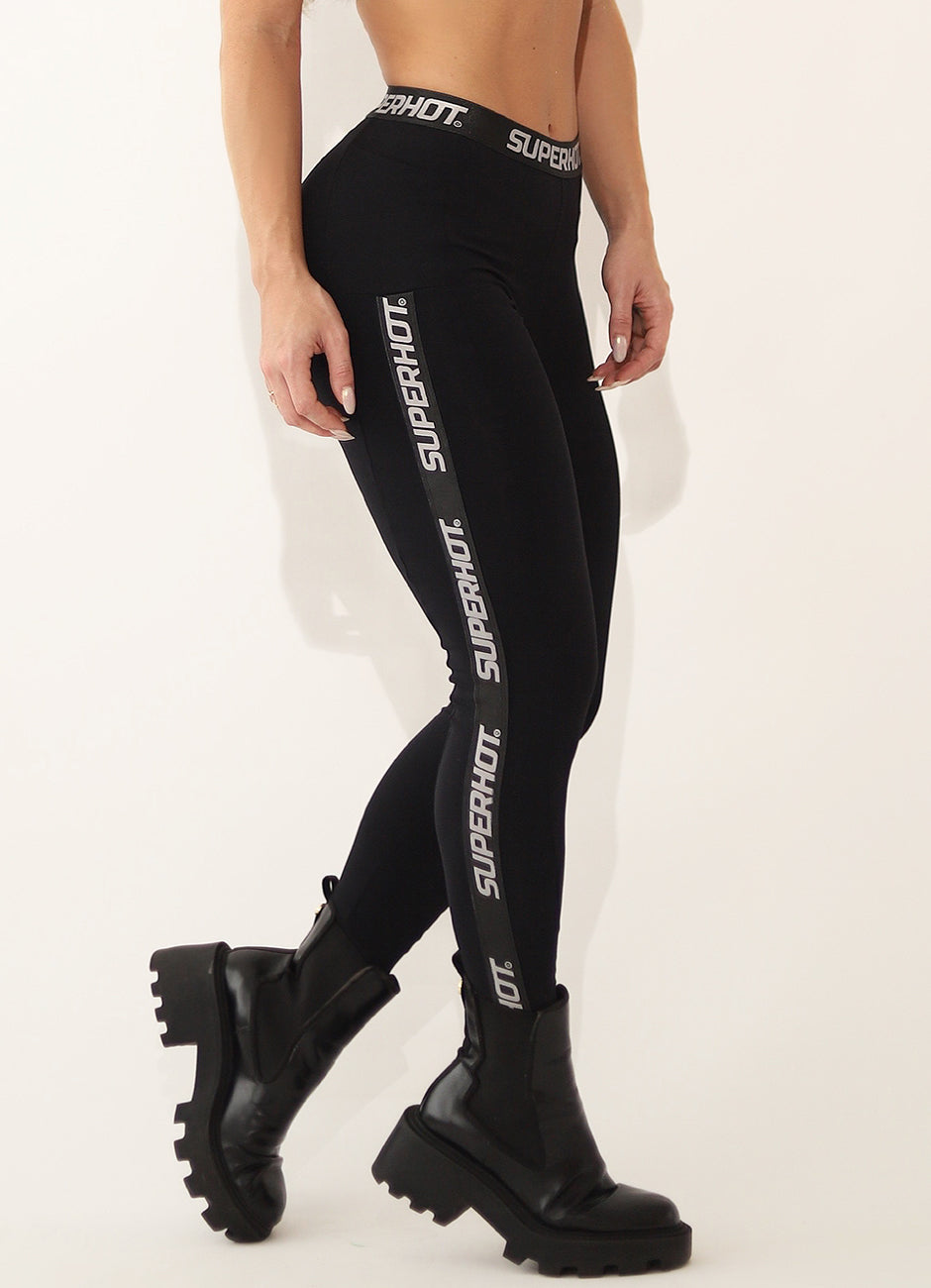 Legging Cós Médio Superhot Comfy Preto CAL5361