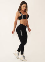 Legging Cós Médio Superhot Comfy Preto CAL5392